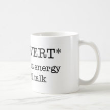 INTROVERT unzulänglicher Energiebecher Tasse