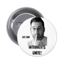 INTROVERTS VEREINIGEN! Knopf Anstecknadelbuttons