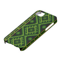 iPhone 5 Fall-ukrainischer Querstich-Druck iPhone 5 Etui
