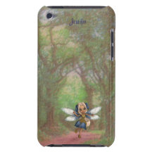IPod-Touch-Fall des blauen und weißen Cartoon feen iPod Touch Etuis
