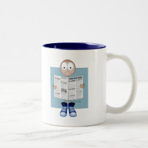 Irgendwelche GUTEN Nachrichten? Helle Haut Kaffeetasse
