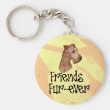 Irisch Terrier "Friends fur-ever" Schlüsselband