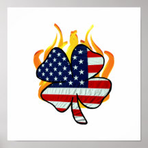Irische amerikanische Feuerwehrmänner Plakat