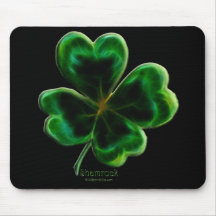 Irische Kleeblatt-Reihe Mousepads