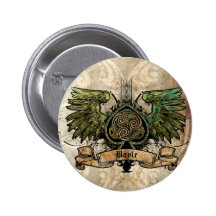 Irische Tätowierung städtisches Keychain keltische Buttons