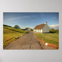 Irische Thatched Hütten Plakatdrucke