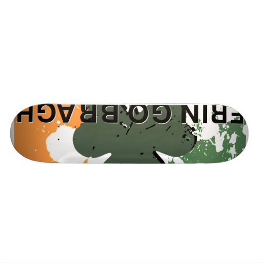 Irischer Stolz Personalisierte Skateboarddecks