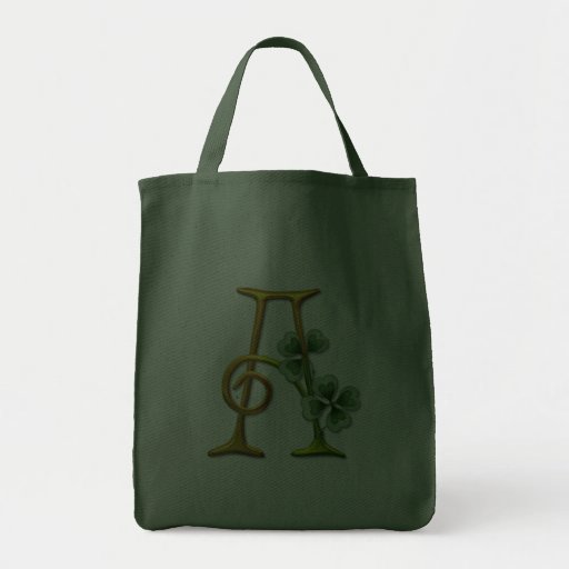 Irisches Goldmonogramm A Tragetasche
