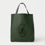 Irisches Goldmonogramm C Einkaufstasche