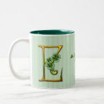 Irisches Goldmonogramm E Kaffeetasse
