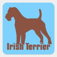 Irisches Terrier Quadratsticker