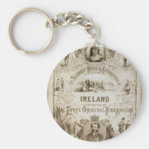 Irland, durch 'Mac Evoys ursprüngliches Hibernicon Schlüsselanhänger