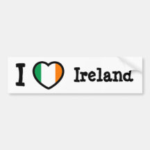 Irland-Flagge Auto Aufkleber