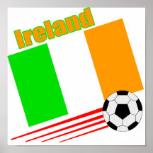 Irland-Fußball-Team Posterdrucke