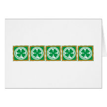 Irland Kleeblatt Eire Ireland shamrock Karten