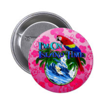Island Time Surfing Pin