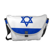 Israel-Flaggen-Rickshaw-Bote-Tasche Kurier Taschen
