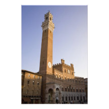 Italien, Toskana, Siena. Torre Del Mangia an Fotos