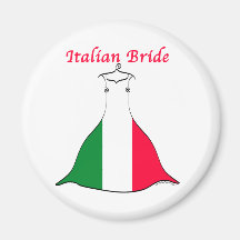 Italienische Braut Magnete