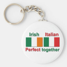 Italienische Iren - vervollkommnen Sie zusammen! Schlüsselbänder