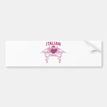Italienische Prinzessin Autosticker
