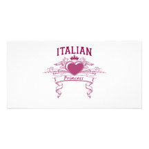 Italienische Prinzessin Individuelle Foto Karten