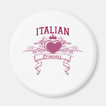 Italienische Prinzessin Kühlschrankmagnete