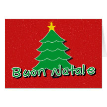 Italienisches Weihnachten Grußkarten