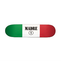Italienischsprachige Mütter u. Mammen: Madre Numer Skateboard Brett