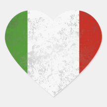 Italy heart sticker