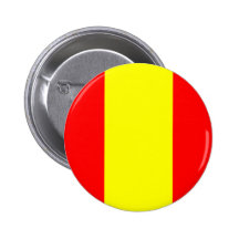 Iulia alba (historisch), religiöse Flagge Anstecknadelbutton