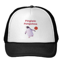 iWin uLose Pinguin-Klingeln Pong Baseballkappen
