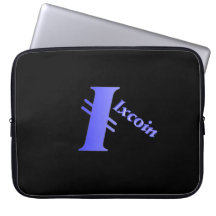 ixcoin blau computer sleeve schutzhüllen