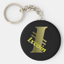 ixcoin gold schlüsselanhänger