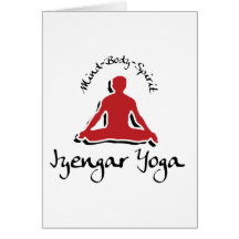 Iyengar Yoga-Geschenk Grußkarten