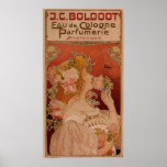 J.C. BOLDOOT Parfüm-Kunst Nouveau Plakat