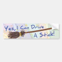 Ja kann ich einen Stock 2 fahren - Bumber Aufklebe Auto Sticker
