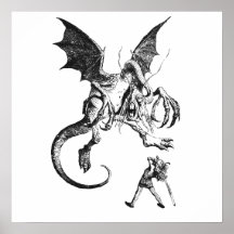 Jabberwocky Plakatdruck