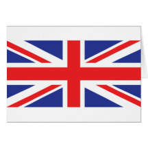 Jack-Flagge Vereinigten Königreichs /Union Grußkarten
