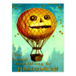 Jack O Laternen-Luft-Ballon Postkarte
