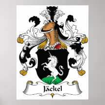 Jackel Family Crest Posters