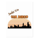 Jackin es in San Diego Postkarte