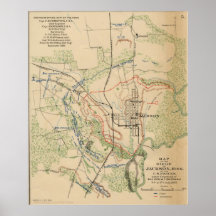 Jackson, Mississippi 1863 Posterdrucke