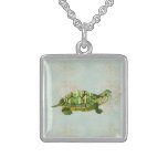 Jade-Schildkröte-Halskette