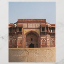 Jahangiri Mahal rotes Fort Agra Indien Flyer Druck