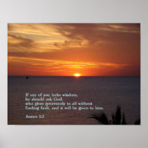 James-1:5 Sonnenuntergang Posterdrucke