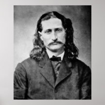 JAMES-BUTLER "WILDER BILL" HICKOK PLAKAT