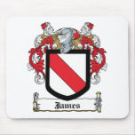 James-Familienwappen Mauspad