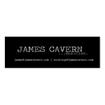 James-Höhlen-Visitenkarte