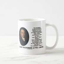 James Madison, der eine Regierungs-Kontrolle selbs Tee Tassen